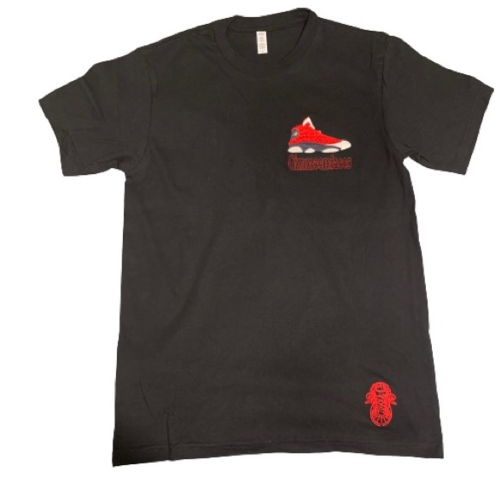 13s “Sneaker Tees embroidered by Gimmeemlaces”